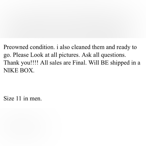 Nike  Huarache size   (11) …..mens sneakers. - Picture 4 of 4